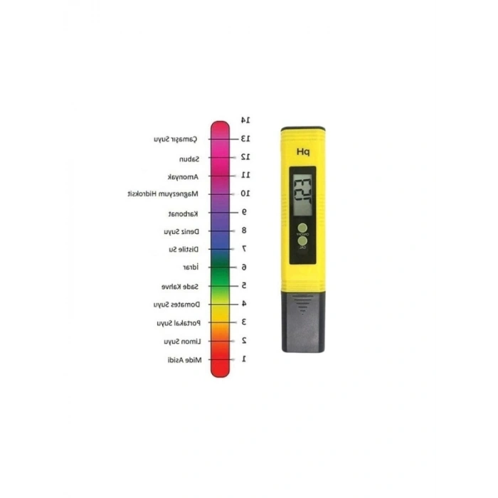 Dijital pH Metre - Su ve Sıvı Ölçer