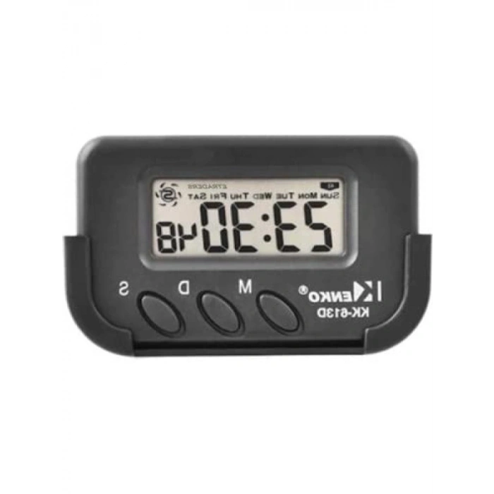 Dijital Saat - Kronometreli ve Alarmlı, Pilli