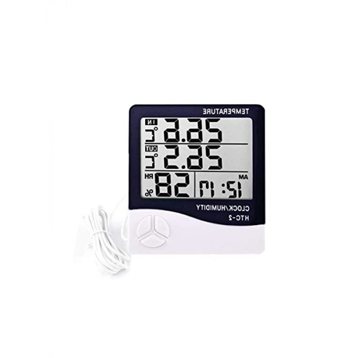 Dijital Termometre, Isı ve Nem Ölçer, Htc-2 Modeli