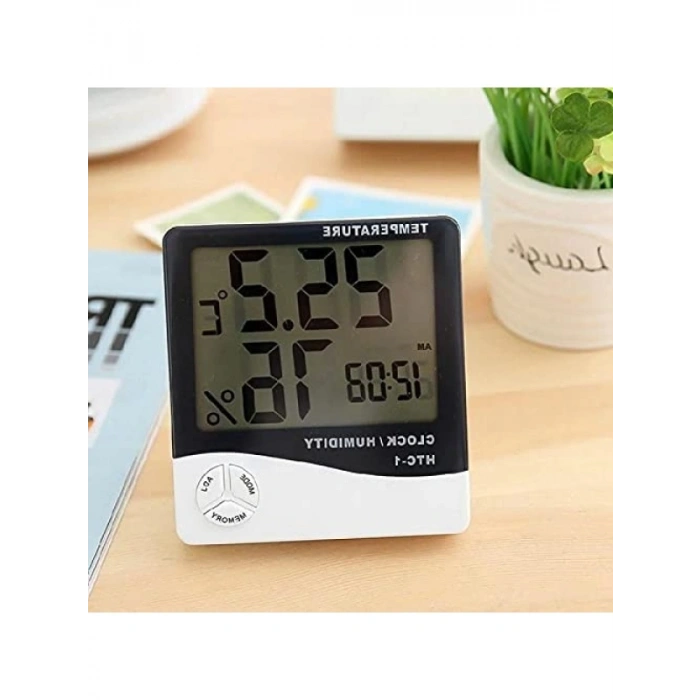 Dijital Termometre ve Nem Ölçer - Masa Tipi