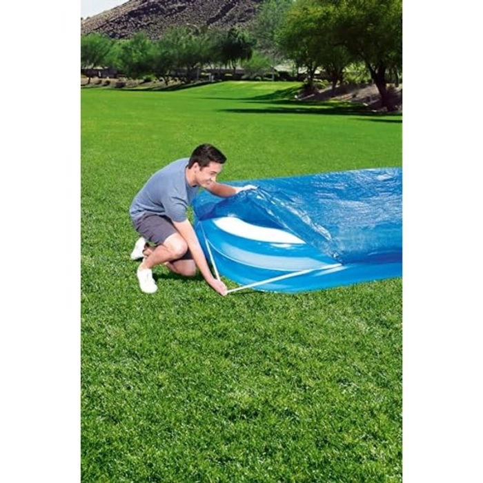 Dikdörtgen Şekilde 2,62m x 1.75m x 51cm Havuz Örtüsü, Su Geçirmez