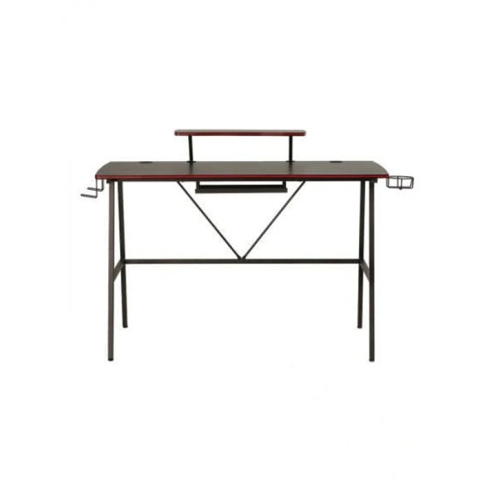 Dikdörtgen Tasarımlı Siyah Oyuncu ve Bilgisayar Masası