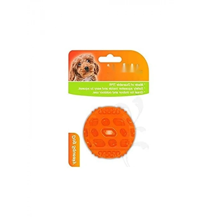 Dikenli Sesli Köpek Oyun Topu - 5.5 cm