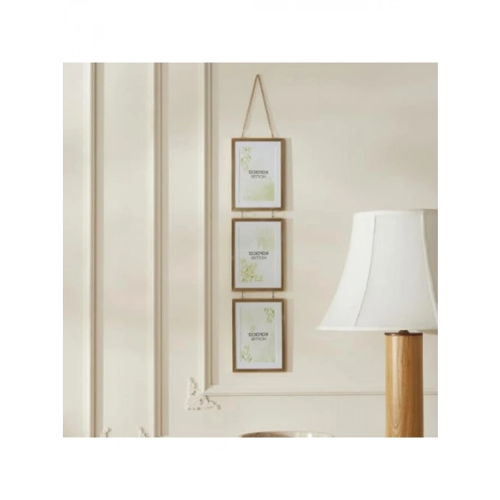 Dikey Tasarımlı 3lü Fotoğraf Çerçevesi