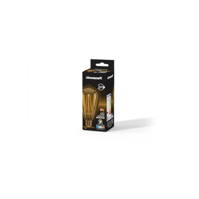 Dim Edilebilir E27 Filaman ST64 Lamba 7W 630LM 2000K Gold