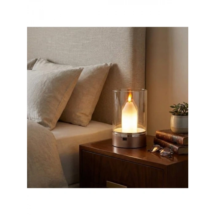 Dim Edilebilir Hareket Sensörlü Şarjlı Masa Lambası