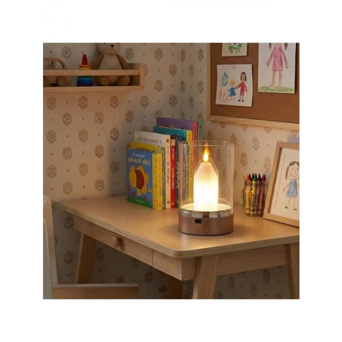 Dim Edilebilir Hareket Sensörlü Şarjlı Masa Lambası