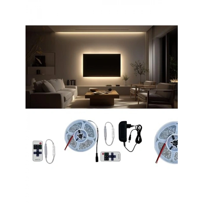 Dimmer Anahtarlı 2.5 Metre Günışığı Şerit Led Aydınlatma