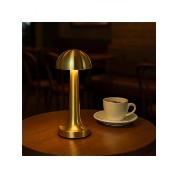 Dimmerli Şarjlı Masa Lambası - 3 Renk Işık Modu