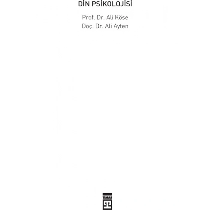 Din Psikolojisi-Ali Köse