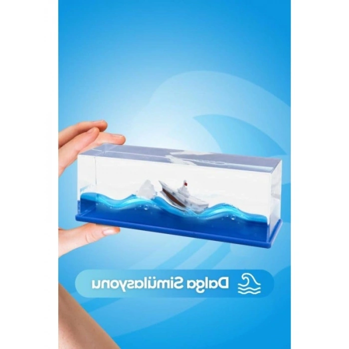 Dinamik Hareketli Gemi Biblosu - Interaktif Su Manzarası