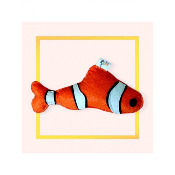 Dino Nemo 18cm Catnip + Kedi Zili