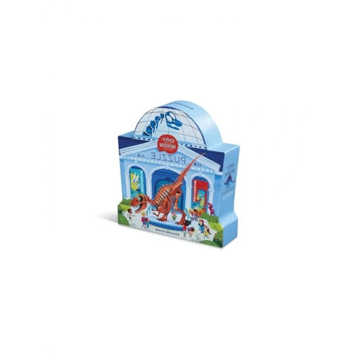 Dinozor Temalı 48 Parça Puzzle, Müzede Bir Gün Eğlencesi