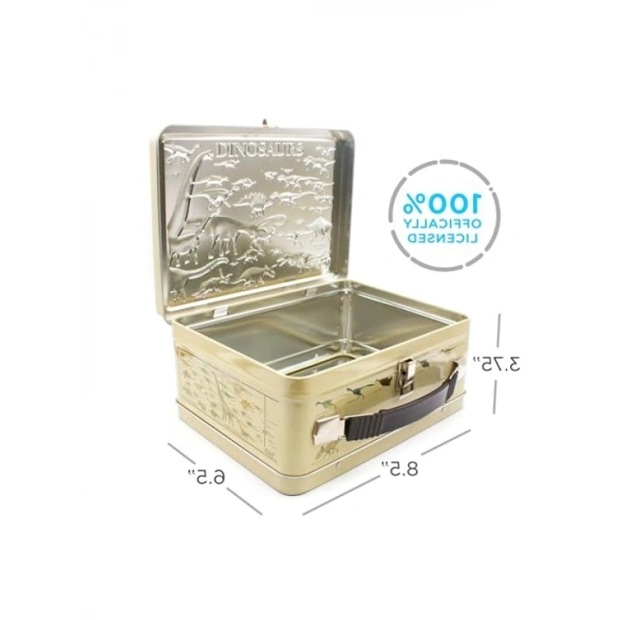 Dinozor Temalı Eğlence Kutusu - Teneke Saklama Kutu