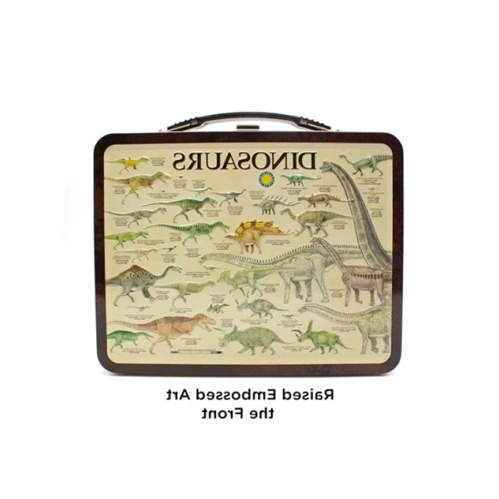 Dinozor Temalı Eğlence Kutusu - Teneke Saklama Kutu