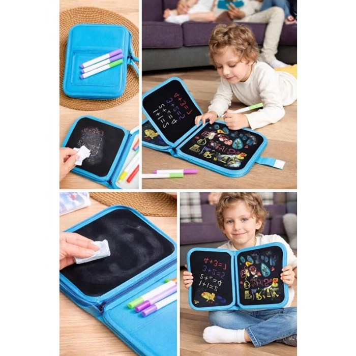 Dinozor Temalı Silinebilir Doodle Çizim Defteri