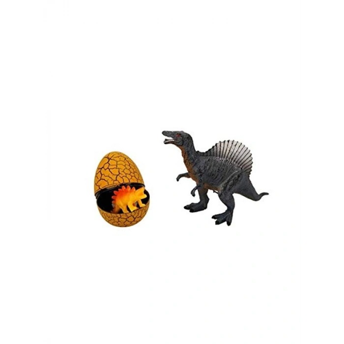 Dinozor ve Yavrusu Oyun Seti - Renkli Eğlenceli Figürler
