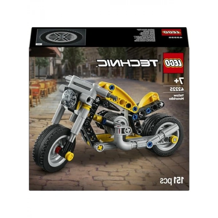 Direksiyon ve Motor ile Motosiklet Yapım Seti, 151 Parça