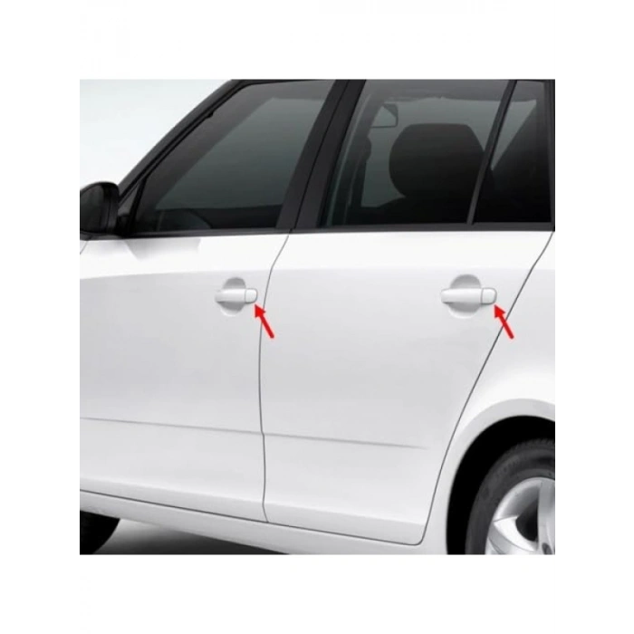 Dış Kapı Kolu Kapağı Uyumlu 3B4839879A 2007-2014 Model Araçlar İçin