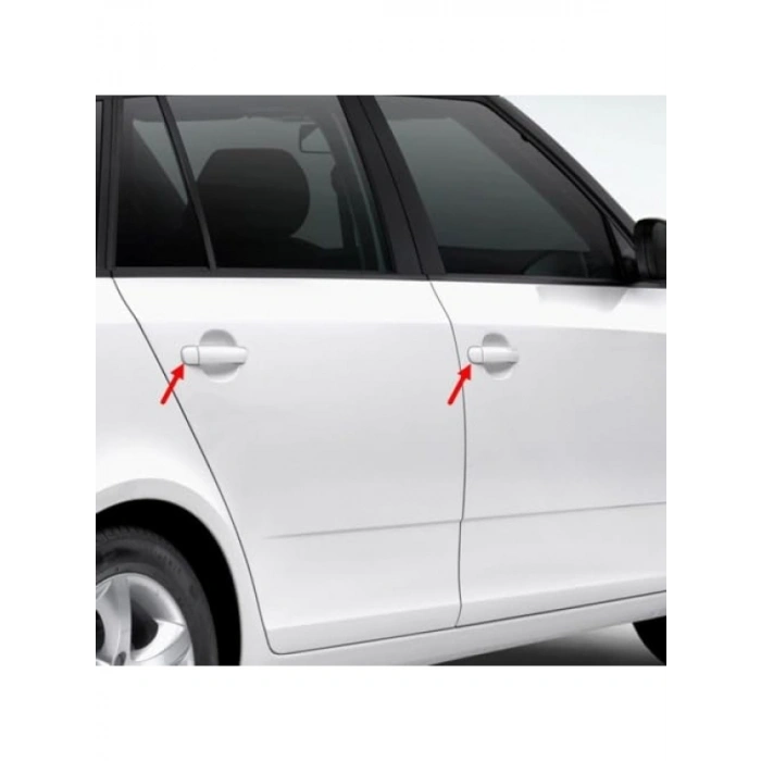 Dış Kapı Kolu Kapağı Uyumlu 3B4839879A 2007-2014 Model Araçlar İçin