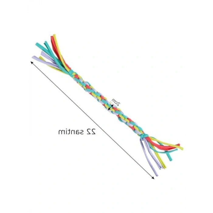 Diş Kaşıma ve Oyun İpi, 22 cm Boy, 2 cm Kalınlık
