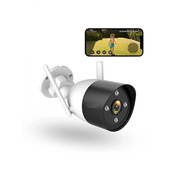 Dış Mekan 2K IP Kamera - Gece Görüşü ile Güvenlik