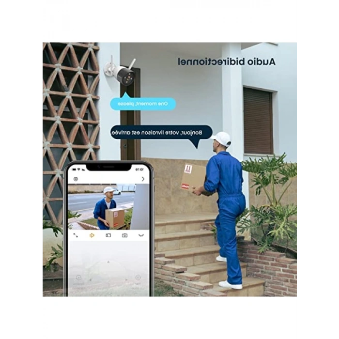 Dış Mekan 2K IP Kamera - Gece Görüşü ile Güvenlik