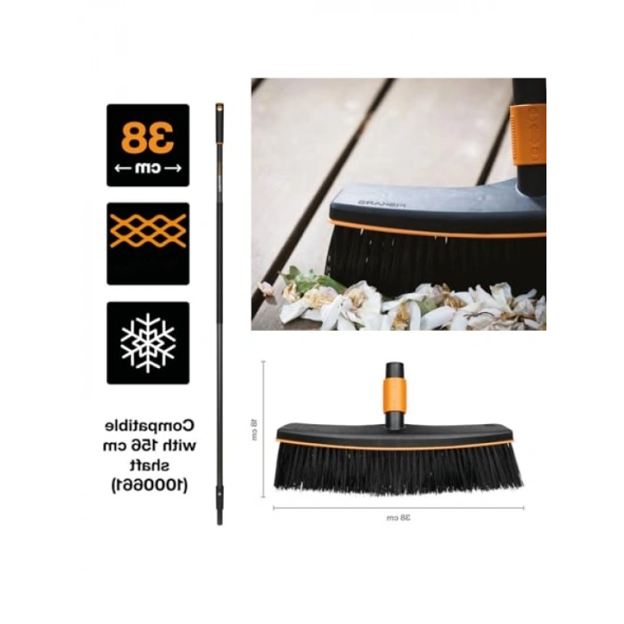 Dış Mekan Fırçası, 38 cm Genişlik, Polipropilen Kıllar