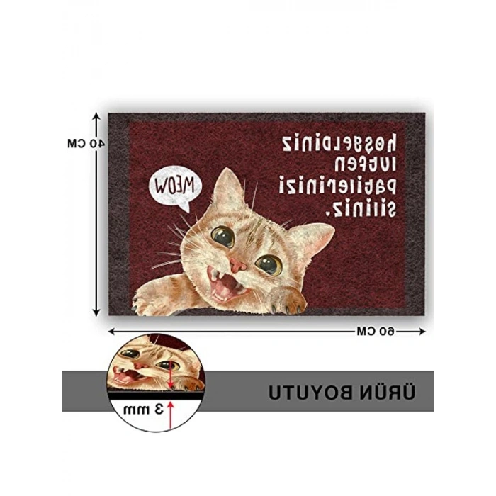 Dış Mekan ve İç Mekan İçin Dekoratif Kapı Önü Paspas