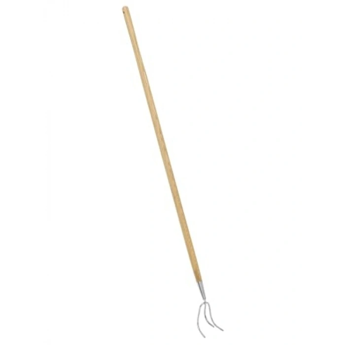 Dişbudak Saplı Paslanmaz Çelik Bahçe Kültivatörü - Ergonomik ve Etkili