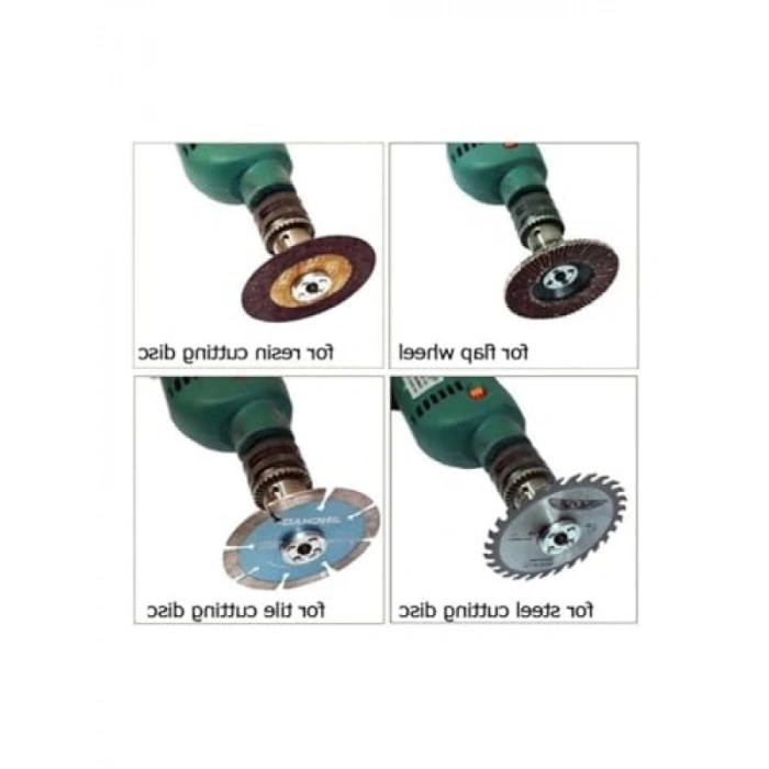 Disk Bağlama Adaptör Seti, Somunlu Matkap için