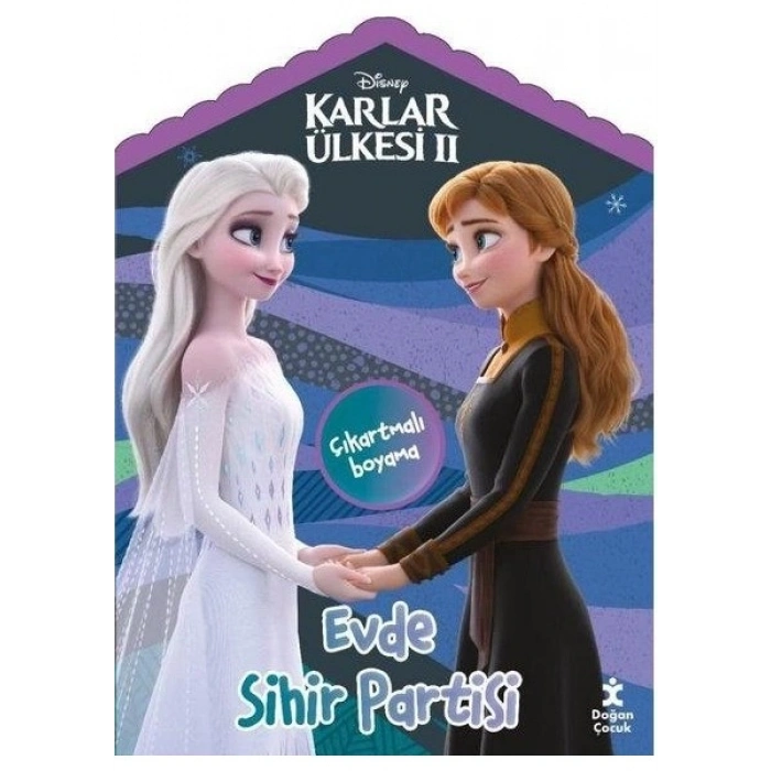 Disney Karlar Ülkesi 2 Evde Sihir Partisi Çıkartmalı Boyama Kitabı