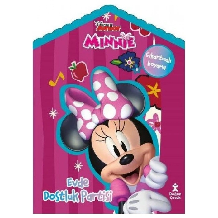 Disney Minnie Evde Çıkartmalı Boyama Kitabı