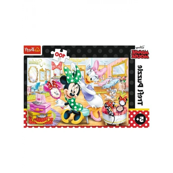 Disney Minnie Temalı 100 Parça Yapboz, 5 Yaş ve Üzeri