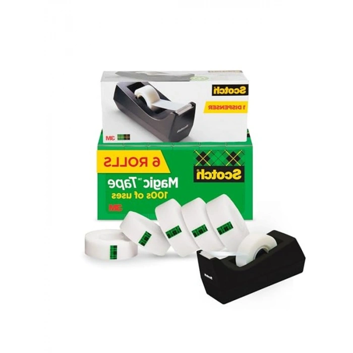 Dispenserli Bant Seti, 3/4 x 1000, 6lı Paket