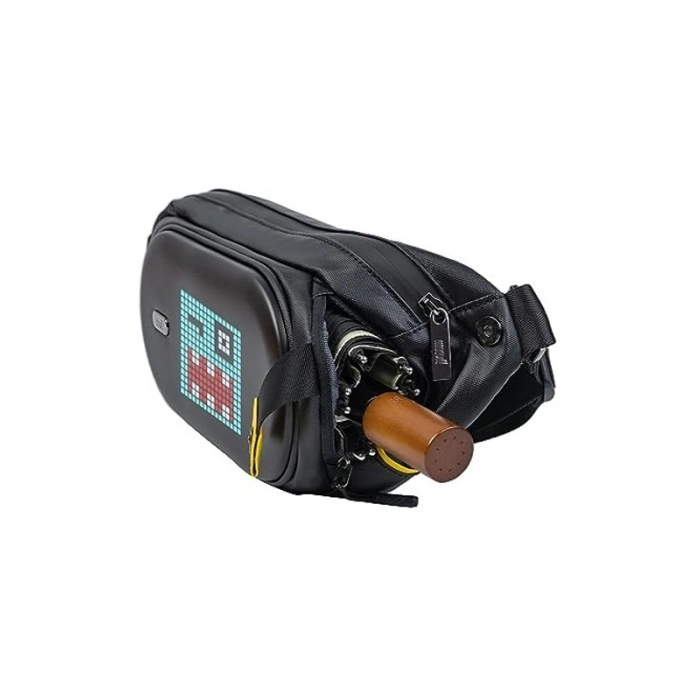 Divoom Pixoo Slingbag-C Siyah Ledli Bel Çantası