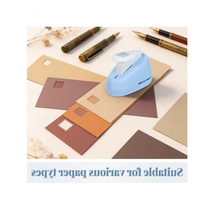 DIY Crafting İçin Kare Kağıt Puncher, Hafif ve Hassas