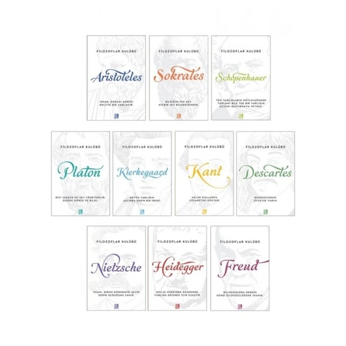 Diyojen Yayıncılık Filozoflar Kulübü 10 Kitap Set