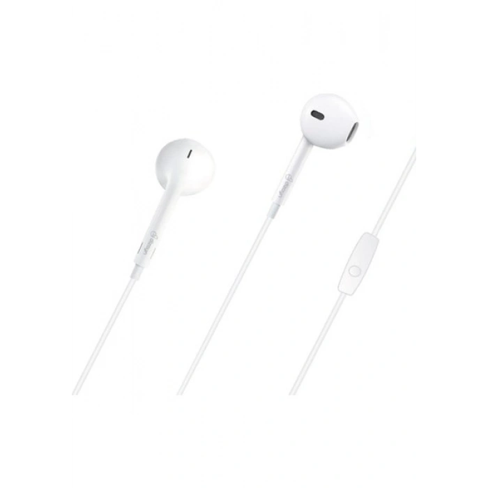 Dizayn Kulakiçi Kulaklık Simple Series D100 - Beyaz
