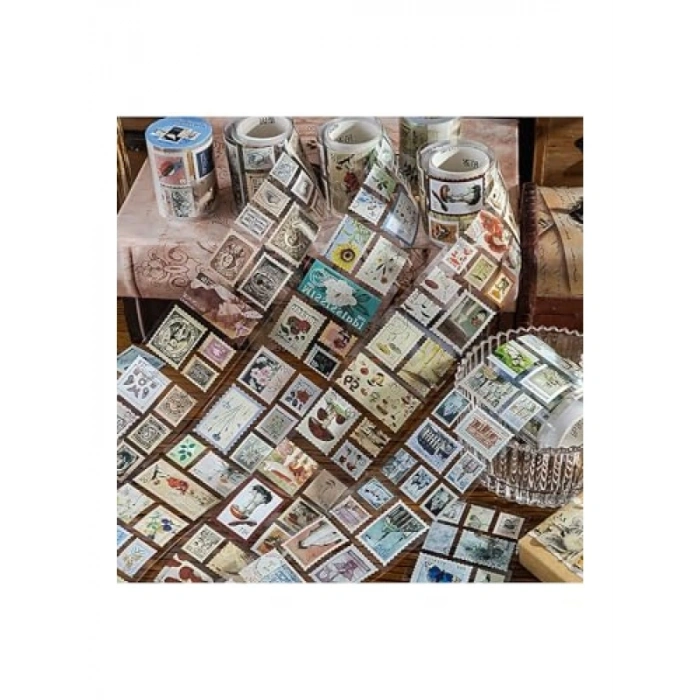 Doğa Tarihi Temalı Rulo Yapışkan Notlar