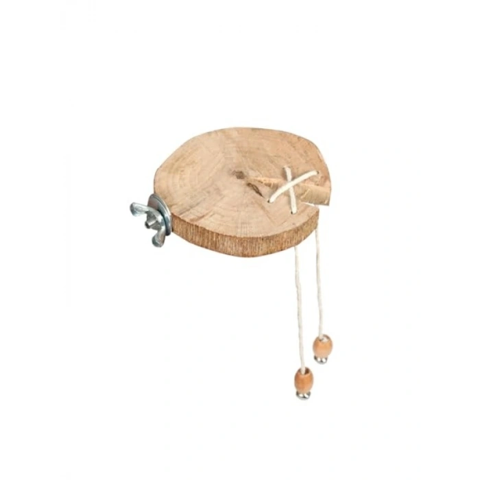 Doğal Ağaç Kuş Tüneği - Çap 13-16 cm, Kalınlık 15 mm