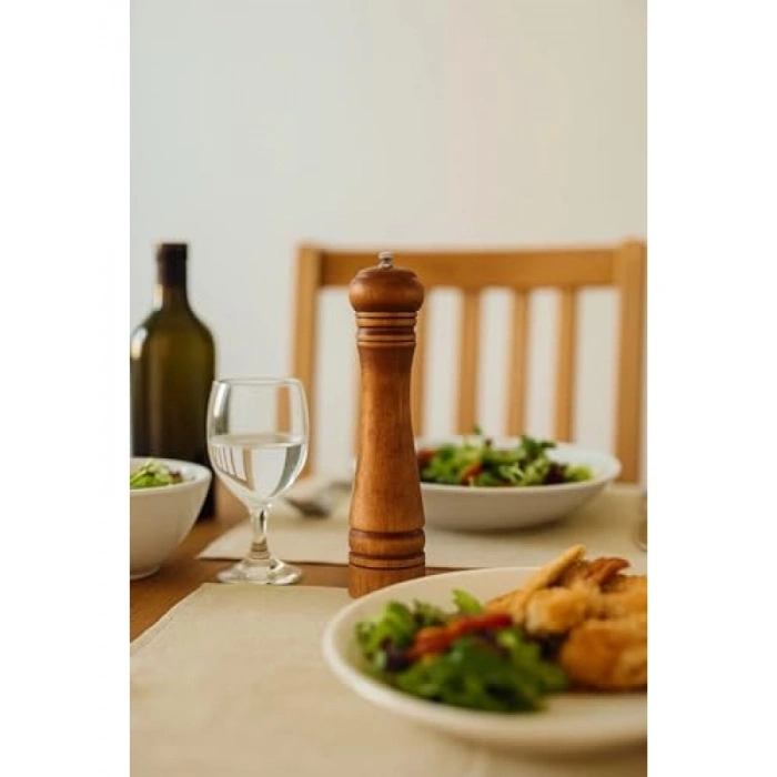 Doğal Ahşap Gövdeli Öğütücü, 27 Cm