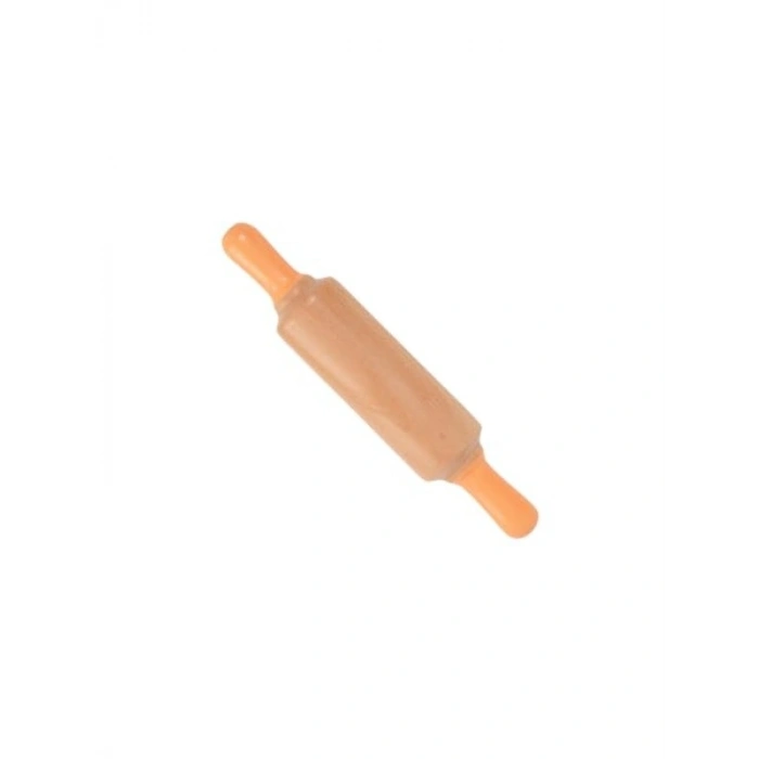 Doğal Ahşap Pastel Renkli Merdane