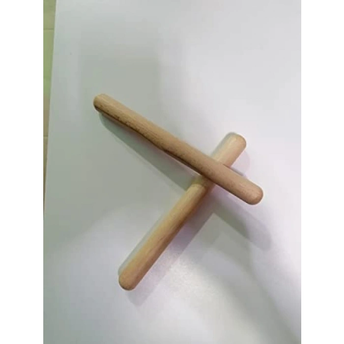 Doğal Ahşap Ritim Çubukları, 1 Çift