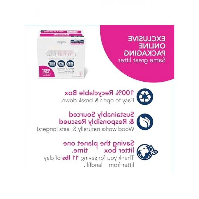 Doğal Ahşap Topaklama Kumu, Süper Yumuşak, Orta