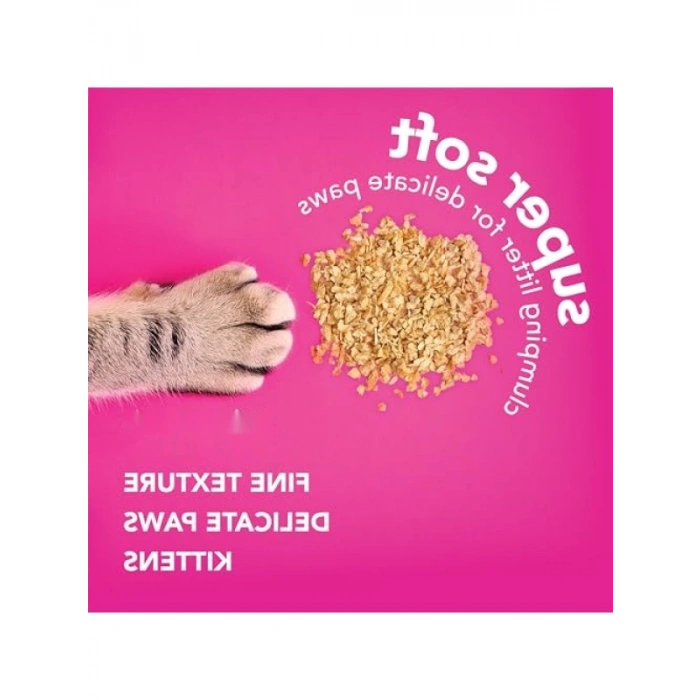 Doğal Ahşap Topaklama Kumu, Süper Yumuşak, Orta