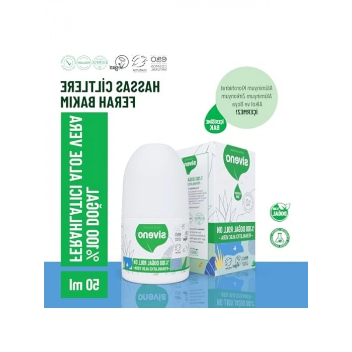 Doğal Aloe Vera Deodorant, Ter Kokusunu Önleyici Bitkisel Formül 50 ml