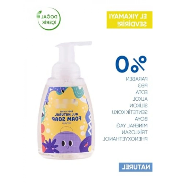 Doğal Aromasız Köpük Sabun Seti - 2li, 350 ml