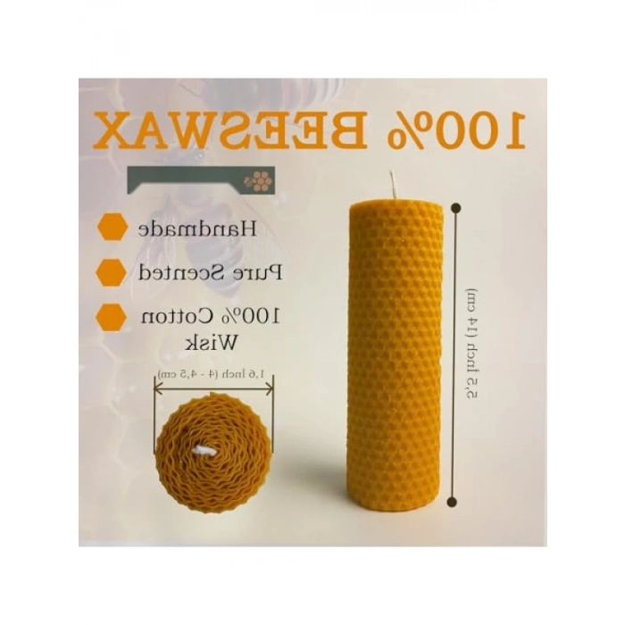 Doğal Balmumu Mum Seti - Ay ve Güneş Temalı Hediyelik