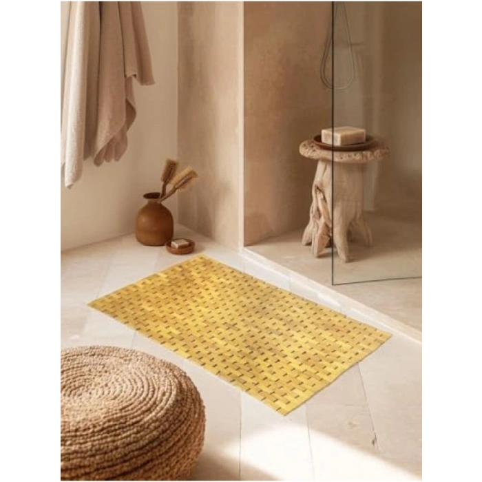Doğal Bambu Banyo Paspası - 50x80 cm